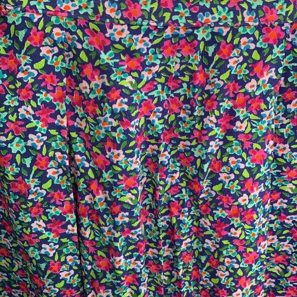 Liz Claiborne Petite Collection VTG Purple Pleated Cottagecore Midi Skirt sz 12 - Picture 3 of 5